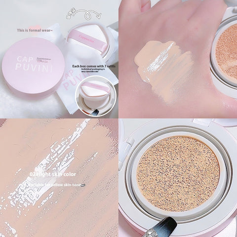 Cappuvini Moisturizing Concealer Makeup Air Cushion Concealer Matte Nude Color Makeup Girlish Style Student Domestic Goods Cappuvini Moisturizing Concealer Makeup Air Cushion Concealer Matte Nude Color Makeup Girlish Style Student Domestic Goods