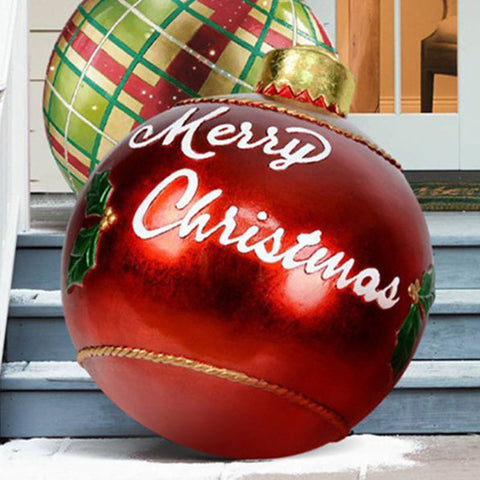 Christmas Ornament Ball Outdoor Pvc 60CM Inflatable Decorated Ball PVC Giant Big Large Balls Xmas Tree Decorations Toy Ball Christmas Ornament Ball Outdoor Pvc 60CM Inflatable Decorated Ball PVC Giant Big Large Balls Xmas Tree Decorations Toy Ball