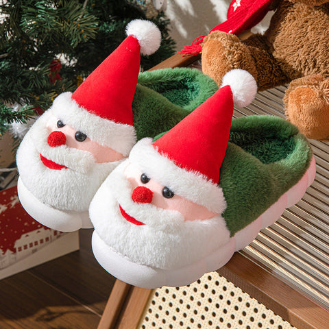 Santa Claus Home Thick-soled Non-slip Slippers Santa Claus Home Thick-soled Non-slip Slippers