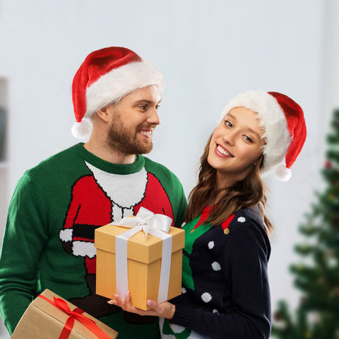 Christmas Hat LED Light Plush Children's Adult Christmas Decorations Christmas Supplies Luminous Santa Hat Home Decoracion Christmas Hat LED Light Plush Children's Adult Christmas Decorations Christmas Supplies Luminous Santa Hat Home Decoracion