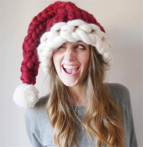 Christmas Plush Hat With Pompom Cute Winter Hat For Women Men Child Christmas Plush Hat With Pompom Cute Winter Hat For Women Men Child