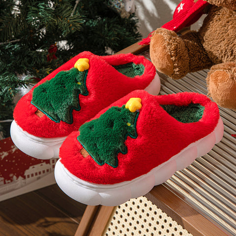 Christmas Tree Women's Home Slippers Christmas Tree Women's Home Slippers