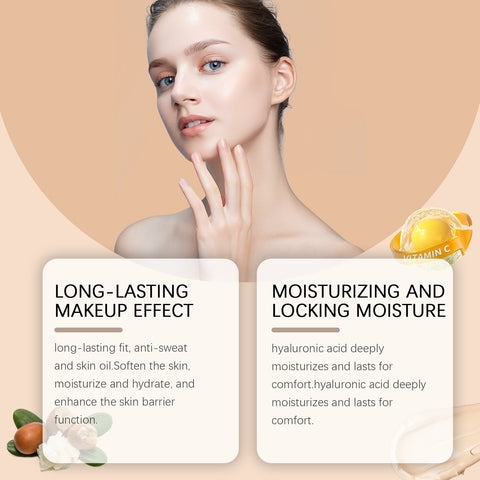 Moisturizing Concealing Foundation Long Lasting Smear-proof Makeup Moisturizing Concealing Foundation Long Lasting Smear-proof Makeup