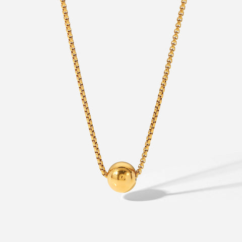 Pull-out 18K Gold Stainless Steel Necklace For Women Pull-out 18K Gold Stainless Steel Necklace For Women