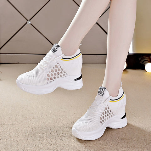 Breathable Slimming Height Increasing Insole Women's Shoes Casual Sneaker Women Breathable Slimming Height Increasing Insole Women's Shoes Casual Sneaker Women