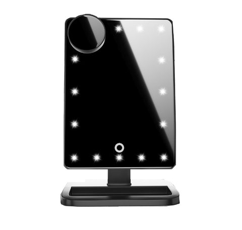 Touch Screen Makeup Mirror With 20 LED Light Bluetooth Music Speaker 10X Magnifying Mirrors Lights Touch Screen Makeup Mirror With 20 LED Light Bluetooth Music Speaker 10X Magnifying Mirrors Lights