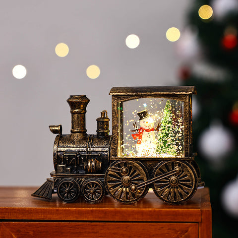 Christmas Gift Train Decoration Small Night Lamp Christmas Gift Train Decoration Small Night Lamp