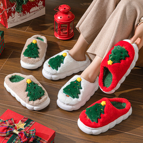 Christmas Tree Women's Home Slippers Christmas Tree Women's Home Slippers