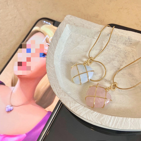 Fashion Moonstone Necklace For Cartoon Princess Love Girl Necklace Novelty Jewelry Fashion Moonstone Necklace For Cartoon Princess Love Girl Necklace Novelty Jewelry