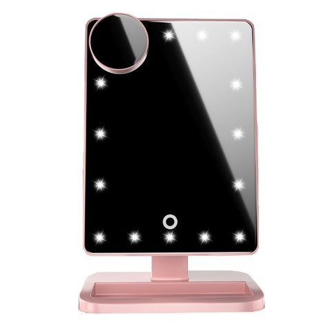 Touch Screen Makeup Mirror With 20 LED Light Bluetooth Music Speaker 10X Magnifying Mirrors Lights Touch Screen Makeup Mirror With 20 LED Light Bluetooth Music Speaker 10X Magnifying Mirrors Lights