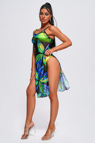 Seductive Florals - Mesh Mini Dress Extravaganza 2023 Seductive Florals - Mesh Mini Dress Extravaganza 2023