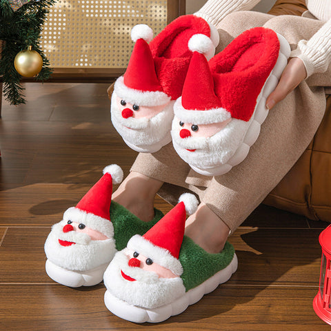 Santa Claus Home Thick-soled Non-slip Slippers Santa Claus Home Thick-soled Non-slip Slippers