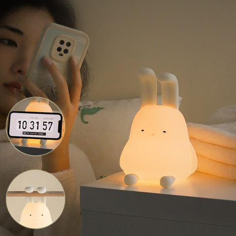 Cute Rabbit Mood Light Dimmable Led Soft Night Light For Baby Girlfriend Gift Children's Night Lights Kids Room Decor Led Lights Cute Rabbit Mood Light Dimmable Led Soft Night Light For Baby Girlfriend Gift Children's Night Lights Kids Room Decor Led Lights