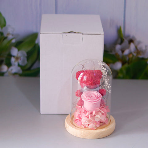 Little Bear Glass Cover Ornaments Christmas Valentine's Day Gift Home Decor Little Bear Glass Cover Ornaments Christmas Valentine's Day Gift Home Decor