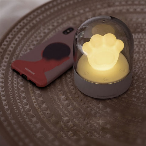 Exquisite Night Light Cat Paw Light USB Charging Music Box Warm Musical Lamp Cats Paw Lamp For Kids Children Gift Desktop Decor Exquisite Night Light Cat Paw Light USB Charging Music Box Warm Musical Lamp Cats Paw Lamp For Kids Children Gift Desktop Decor