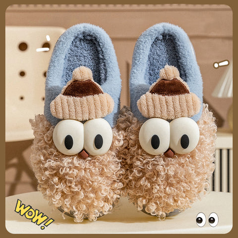 Cartoon Bearded Santa Claus Slippers Home Warm Non-slip Plush Cotton Shoes Christmas Couple Floor Bedroom Slipper Women Men Cartoon Bearded Santa Claus Slippers Home Warm Non-slip Plush Cotton Shoes Christmas Couple Floor Bedroom Slipper Women Men