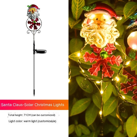 Solar Christmas Led Snowman Elk Ground Plug Light Solar Christmas Led Snowman Elk Ground Plug Light