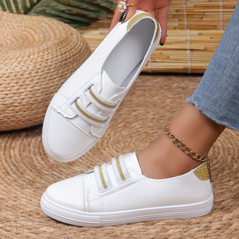 White Shoes Casual Versatile Slip-on Lazy Low-cut Flat White Shoes Casual Versatile Slip-on Lazy Low-cut Flat