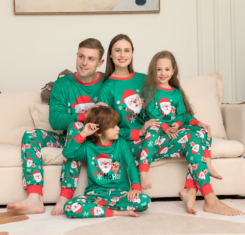 Christmas Pajamas For Family Matching Family Christmas PJs Sets Santa Claus Printed Top Sleepwear Christmas Pajamas For Family Matching Family Christmas PJs Sets Santa Claus Printed Top Sleepwear
