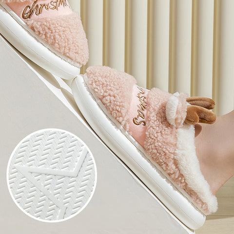 Christmas Shoes Winter Home Slippers Elk Soft Cozy Bedroom Slipper Slip On House Shoes Christmas Shoes Winter Home Slippers Elk Soft Cozy Bedroom Slipper Slip On House Shoes