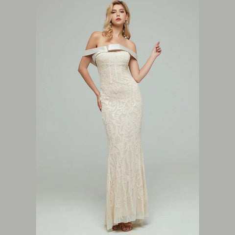 Stylish Women's Backless - Evening Dress for Elegant Nights Stylish Women's Backless - Evening Dress for Elegant Nights