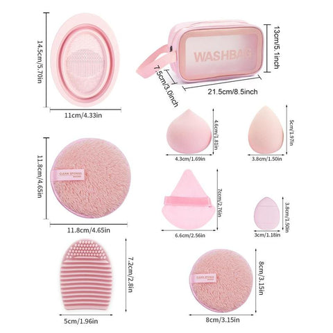 Makeup Tool Set, 49Pcs/Set Makeup Tools with Storage Bag, Soft Makeup Brushes, Beauty Sponges, Powder Puffs, Face Wash Puffs, Brush Cleaner Mat & Makeup Bag, Multifunctional Makeup Tool Kit, Fall Gift, Fall Sets Makeup Tool Set, 49Pcs/Set Makeup Tools with Storage Bag, Soft Makeup Brushes, Beauty Sponges, Powder Puffs, Face Wash Puffs, Brush Cleaner Mat & Makeup Bag, Multifunctional Makeup Tool Kit, Fall Gift, Fall Sets