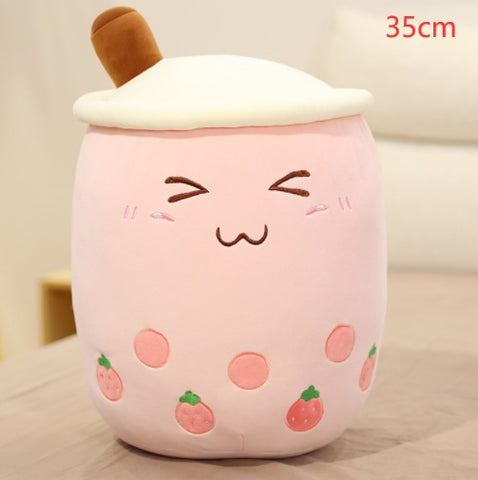 Cute Fruit Drink Plush Stuffed Soft Strawberry Milk Tea Plush Boba Tea Cup Toy Bubble Tea Pillow Cushion Kids Gift Cute Fruit Drink Plush Stuffed Soft Strawberry Milk Tea Plush Boba Tea Cup Toy Bubble Tea Pillow Cushion Kids Gift