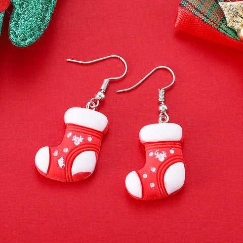Cartoon Creative Christmas Earrings Fashion Cartoon Creative Christmas Earrings Fashion