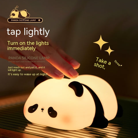Panda Night Lights For Kids Cute Animal Silicone Timing Rechargeable Lamp Cartoon Panda Bedroom Decoration Kids Boys Girls Gift Panda Night Lights For Kids Cute Animal Silicone Timing Rechargeable Lamp Cartoon Panda Bedroom Decoration Kids Boys Girls Gift