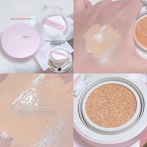 Cappuvini Moisturizing Concealer Makeup Air Cushion Concealer Matte Nude Color Makeup Girlish Style Student Domestic Goods Cappuvini Moisturizing Concealer Makeup Air Cushion Concealer Matte Nude Color Makeup Girlish Style Student Domestic Goods