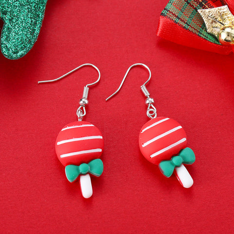 Cartoon Creative Christmas Earrings Fashion Cartoon Creative Christmas Earrings Fashion