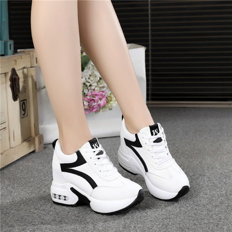 Women's Sports Height Increasing Insole Wedge Platform Shoes Women's Sports Height Increasing Insole Wedge Platform Shoes