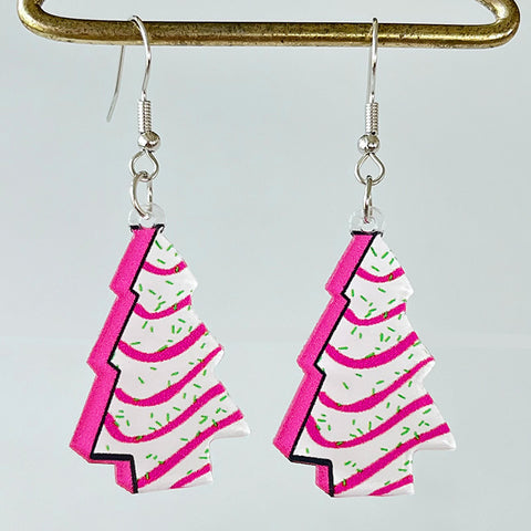 Acrylic Earrings Christmas Cute Cartoon Christmas Santa Claus Tree Football Lightning Earrings Jewelry Acrylic Earrings Christmas Cute Cartoon Christmas Santa Claus Tree Football Lightning Earrings Jewelry
