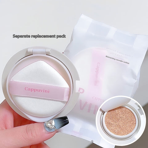 Cappuvini Moisturizing Concealer Makeup Air Cushion Concealer Matte Nude Color Makeup Girlish Style Student Domestic Goods Cappuvini Moisturizing Concealer Makeup Air Cushion Concealer Matte Nude Color Makeup Girlish Style Student Domestic Goods