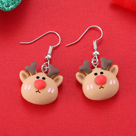 Cartoon Creative Christmas Earrings Fashion Cartoon Creative Christmas Earrings Fashion