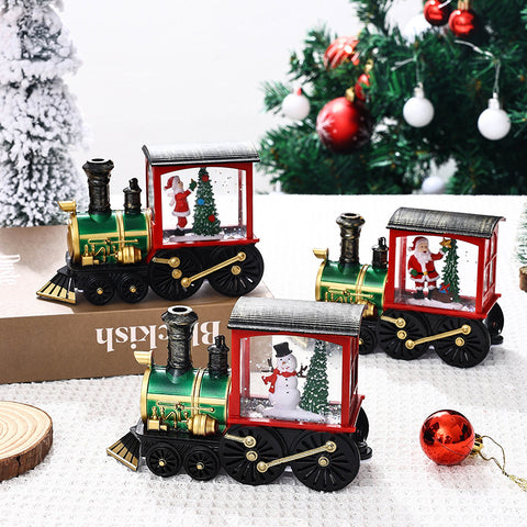 Christmas Gift Train Decoration Small Night Lamp Christmas Gift Train Decoration Small Night Lamp