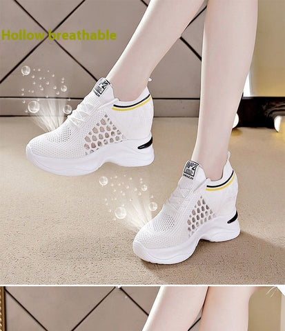 Breathable Slimming Height Increasing Insole Women's Shoes Casual Sneaker Women Breathable Slimming Height Increasing Insole Women's Shoes Casual Sneaker Women