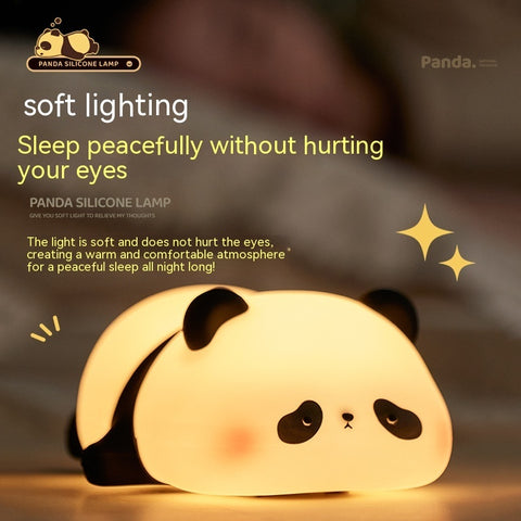 Panda Night Lights For Kids Cute Animal Silicone Timing Rechargeable Lamp Cartoon Panda Bedroom Decoration Kids Boys Girls Gift Panda Night Lights For Kids Cute Animal Silicone Timing Rechargeable Lamp Cartoon Panda Bedroom Decoration Kids Boys Girls Gift