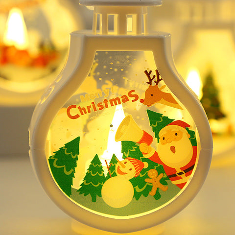 Christmas Candle Lamp Romantic Ornaments Christmas Candle Lamp Romantic Ornaments
