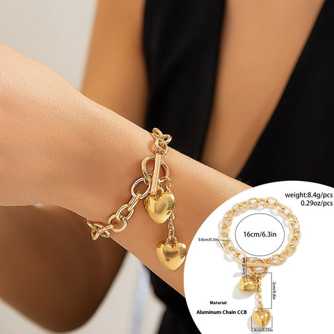 Thick Chain With Shiny Lock And Key Pendant Necklace For Women Trendy Ladies Accessories On The Neck Fashion Jewelry Female Thick Chain With Shiny Lock And Key Pendant Necklace For Women Trendy Ladies Accessories On The Neck Fashion Jewelry Female