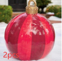 Christmas Ornament Ball Outdoor Pvc 60CM Inflatable Decorated Ball PVC Giant Big Large Balls Xmas Tree Decorations Toy Ball Christmas Ornament Ball Outdoor Pvc 60CM Inflatable Decorated Ball PVC Giant Big Large Balls Xmas Tree Decorations Toy Ball