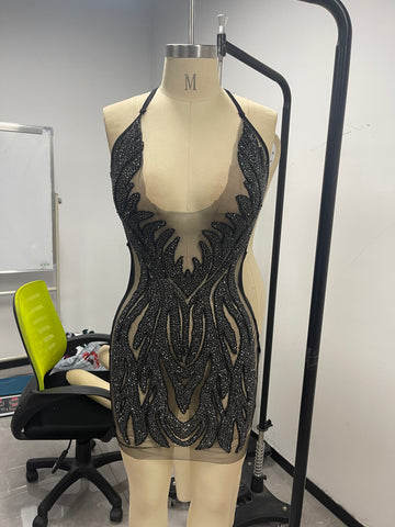 Seductive Splendor - Beaded Crystals Homecoming Gowns for Black Girls' Celebration Seductive Splendor - Beaded Crystals Homecoming Gowns for Black Girls' Celebration