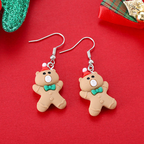 Cartoon Creative Christmas Earrings Fashion Cartoon Creative Christmas Earrings Fashion