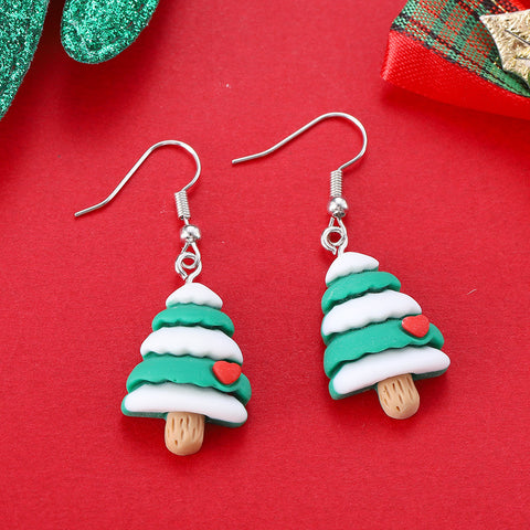 Cartoon Creative Christmas Earrings Fashion Cartoon Creative Christmas Earrings Fashion