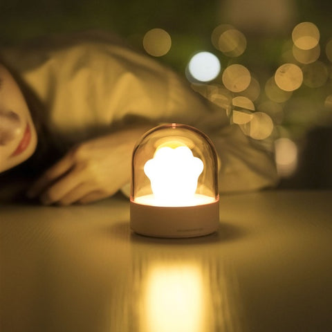 Exquisite Night Light Cat Paw Light USB Charging Music Box Warm Musical Lamp Cats Paw Lamp For Kids Children Gift Desktop Decor Exquisite Night Light Cat Paw Light USB Charging Music Box Warm Musical Lamp Cats Paw Lamp For Kids Children Gift Desktop Decor