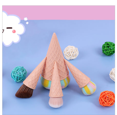 Ice Cream Cute Fiber Hair Makeup Brush Ice Cream Cute Fiber Hair Makeup Brush