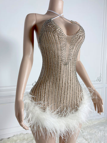 Dazzling Feathers - Crystal Prom Dresses for Black Girls' Birthday Elegance Dazzling Feathers - Crystal Prom Dresses for Black Girls' Birthday Elegance