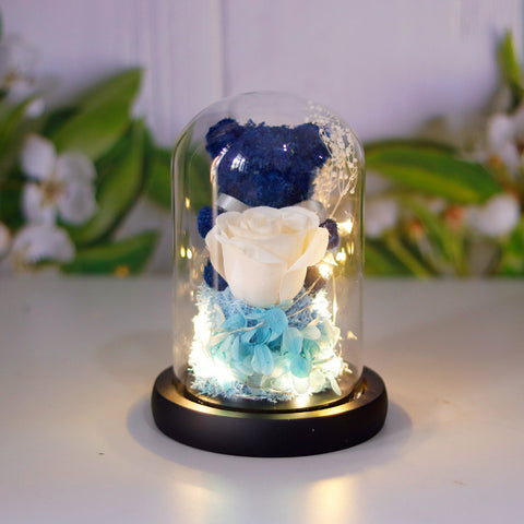 Little Bear Glass Cover Ornaments Christmas Valentine's Day Gift Home Decor Little Bear Glass Cover Ornaments Christmas Valentine's Day Gift Home Decor