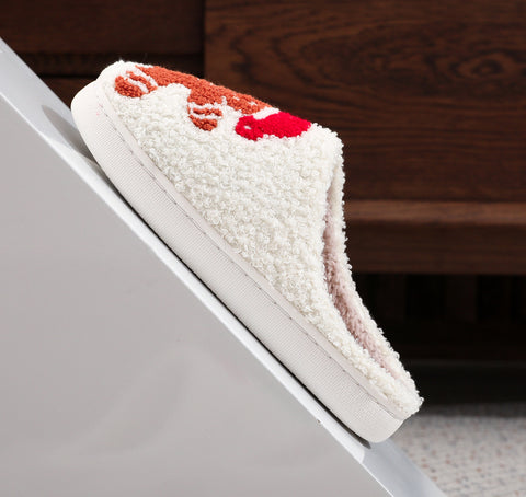 Christmas Gingerbread Cotton Slippers Winter Home Shoes Christmas Gingerbread Cotton Slippers Winter Home Shoes