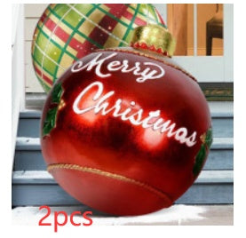 Christmas Ornament Ball Outdoor Pvc 60CM Inflatable Decorated Ball PVC Giant Big Large Balls Xmas Tree Decorations Toy Ball Christmas Ornament Ball Outdoor Pvc 60CM Inflatable Decorated Ball PVC Giant Big Large Balls Xmas Tree Decorations Toy Ball